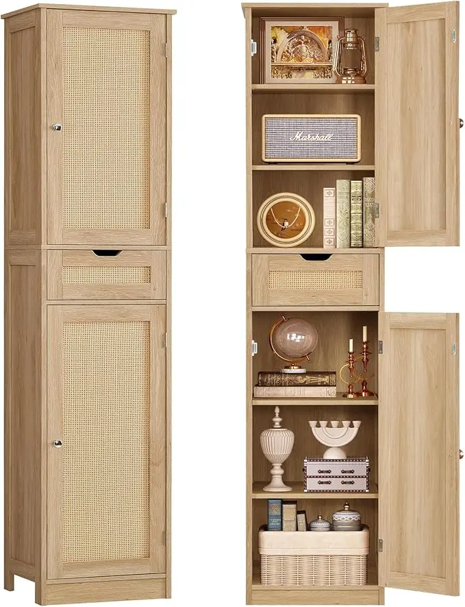TEENFON 67" H Tall Storage Cabinet