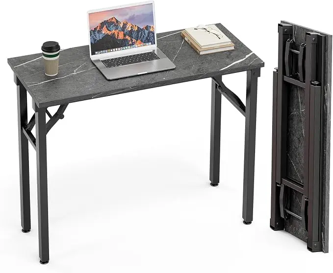 TEMI Small Computer Desk Folding Table
