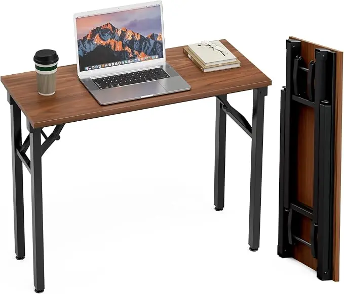 TEMI Small Computer Desk Folding Table