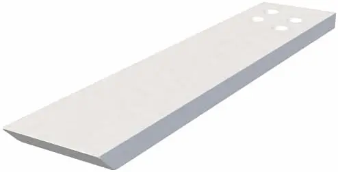 The Knee Wall Countertop Support Bracket (Aluminum - White, 20 Inches)