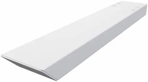 The Knee Wall Countertop Support Bracket (Industrial - White, 18 Inches)