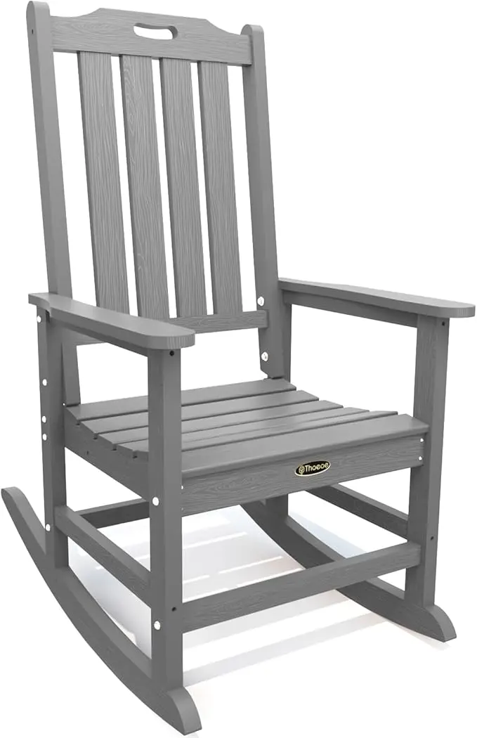 THOEOE Oversized Rocking Chair, Outdoor Rocking Chair