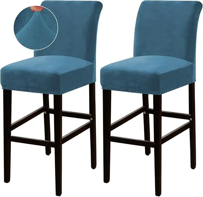 Turquoize Bar Stool Covers 2 Pack Bar Stool Covers