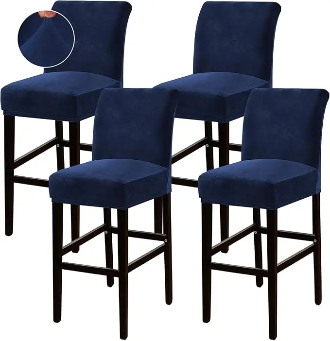 Turquoize Bar Stool Covers 4 Pack Bar Stool Covers