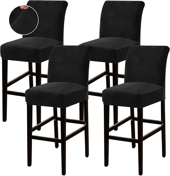 Turquoize Bar Stool Covers 4 Pack Bar Stool Covers