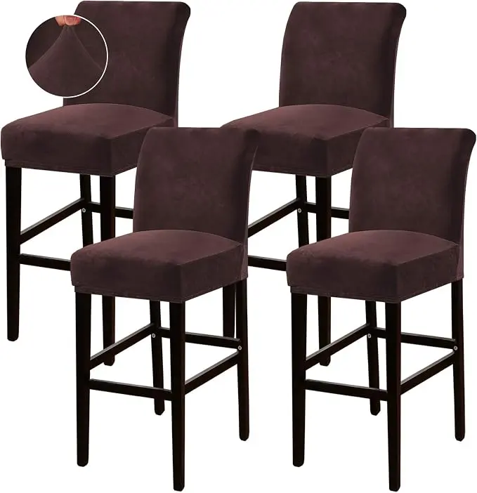 Turquoize Bar Stool Covers 4 Pack Bar Stool Covers