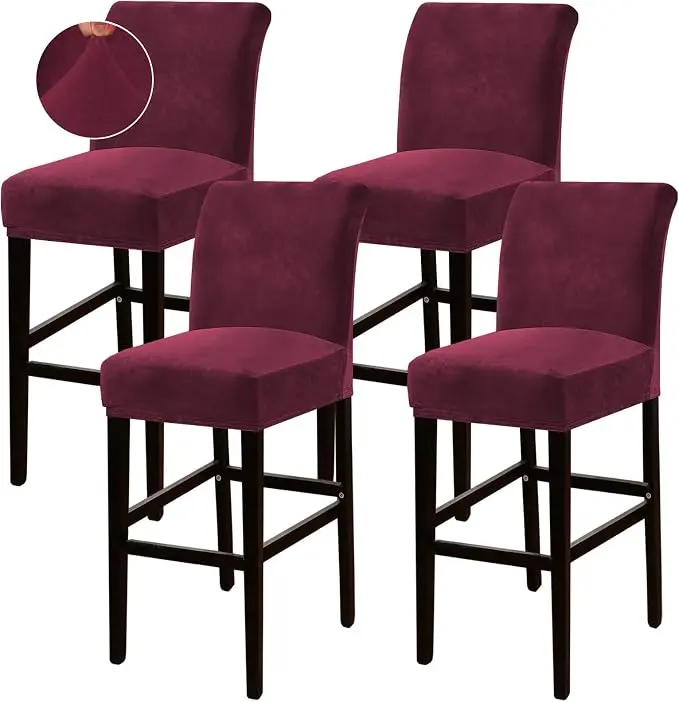 Turquoize Bar Stool Covers 4 Pack Bar Stool Covers