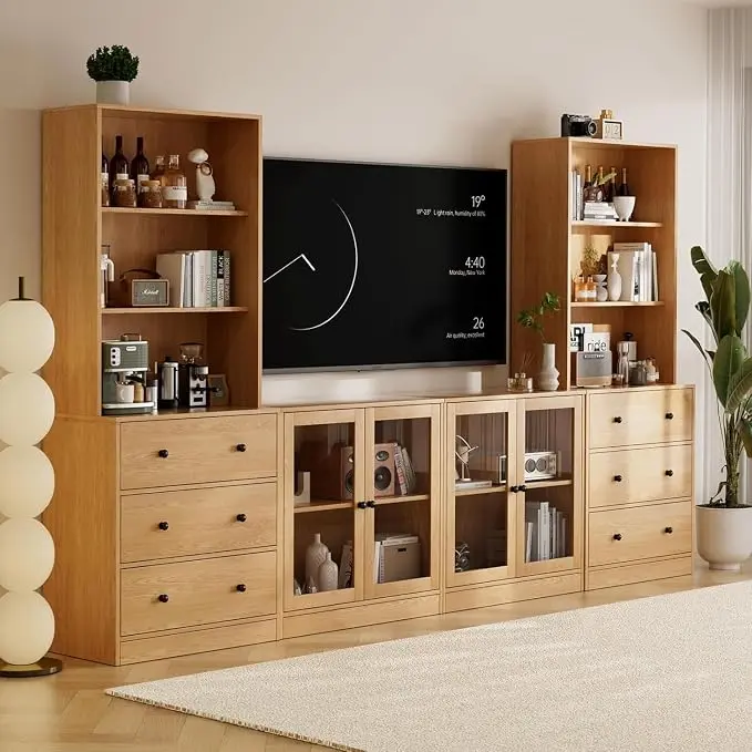 TUSY 71" Large TV Stand Set