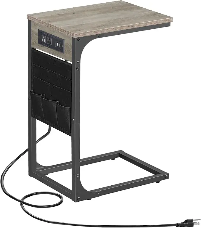 TUTOTAK C Shaped End Table