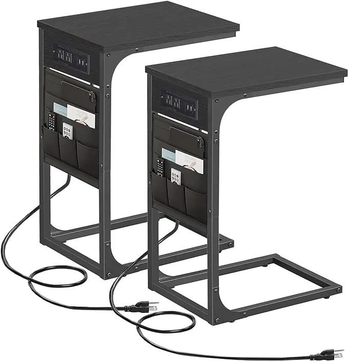 TUTOTAK C Shaped End Table