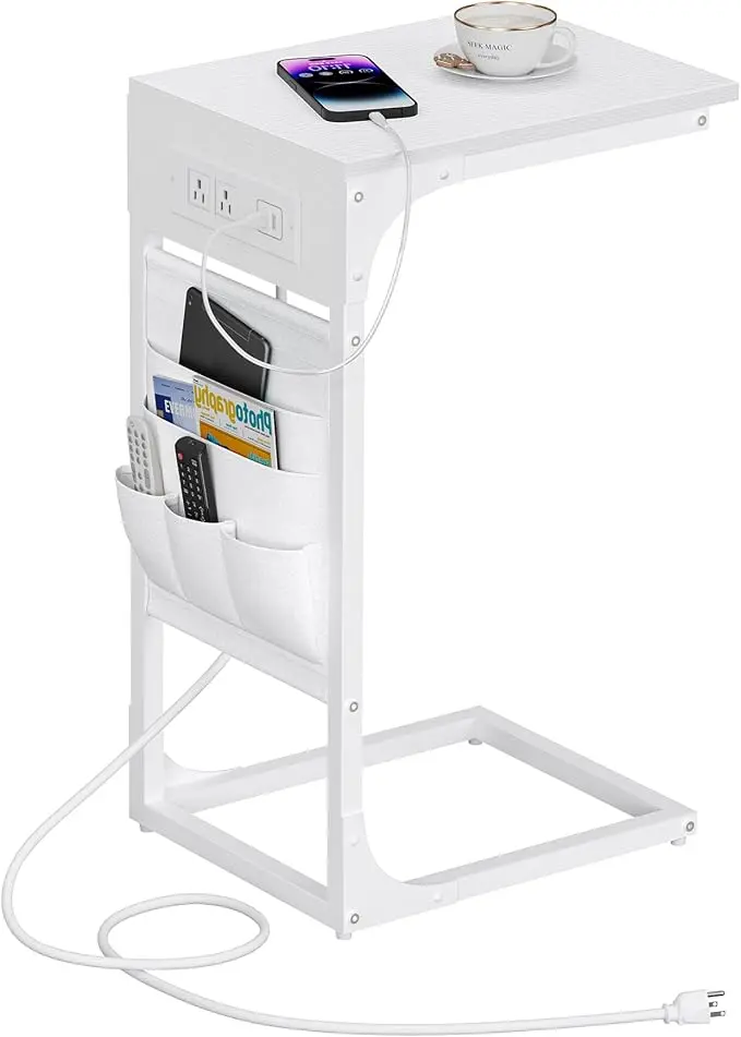 TUTOTAK C Shaped End Table