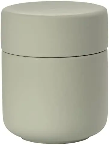 Ume Cosmetic Jar with Lid (Eucalyptus Green)