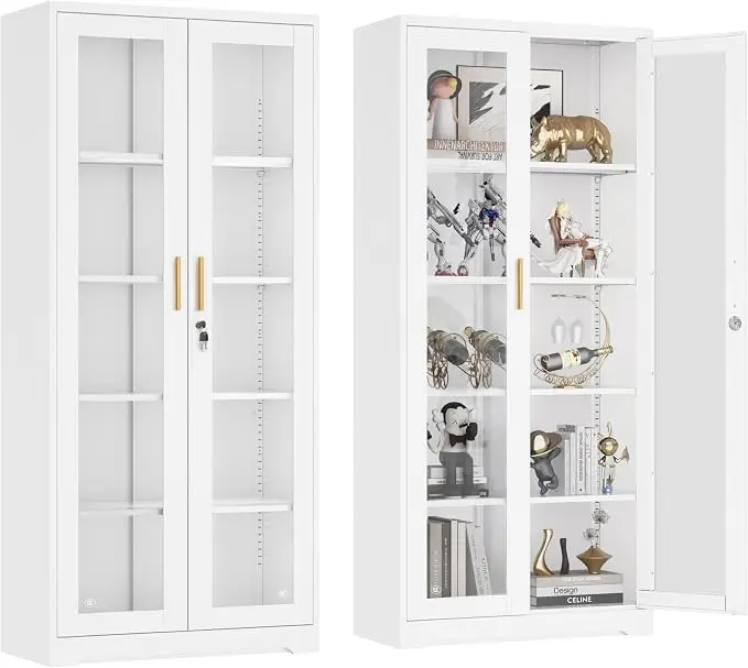 UNICOLY Lockable Display Cabinet