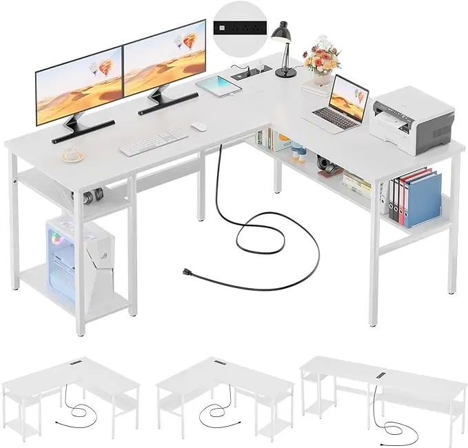Unikito Reversible L Shaped Computer Desk