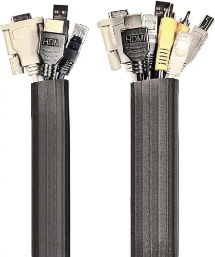 UTW-FCW8-BK 8-Feet Expandable Flexi Cable Wrap, Black