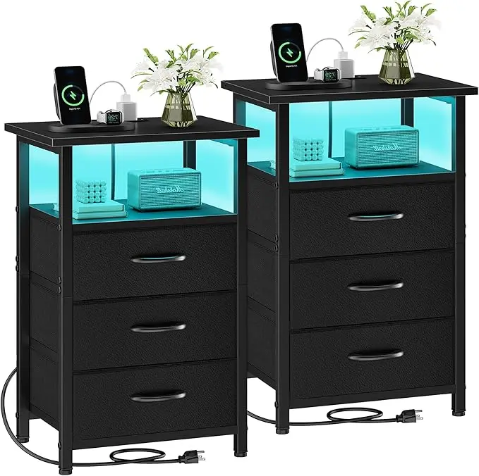Vagusicc Night Stand Set 2