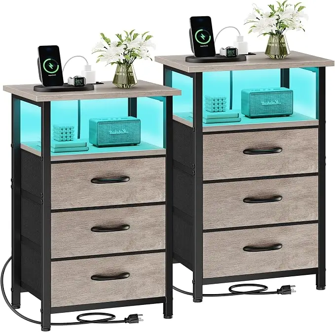 Vagusicc Night Stand Set 2