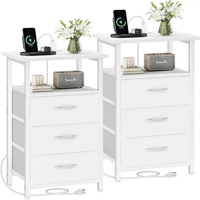 Vagusicc Nightstand Set of 2
