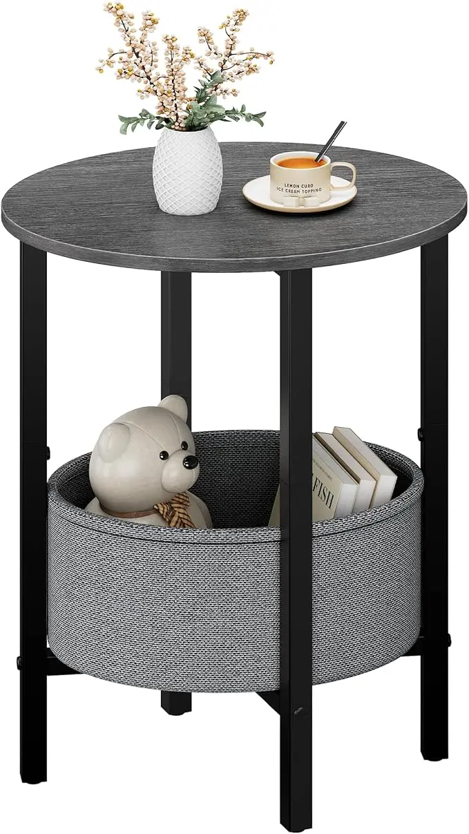 Vagusicc Round Side Table End Table
