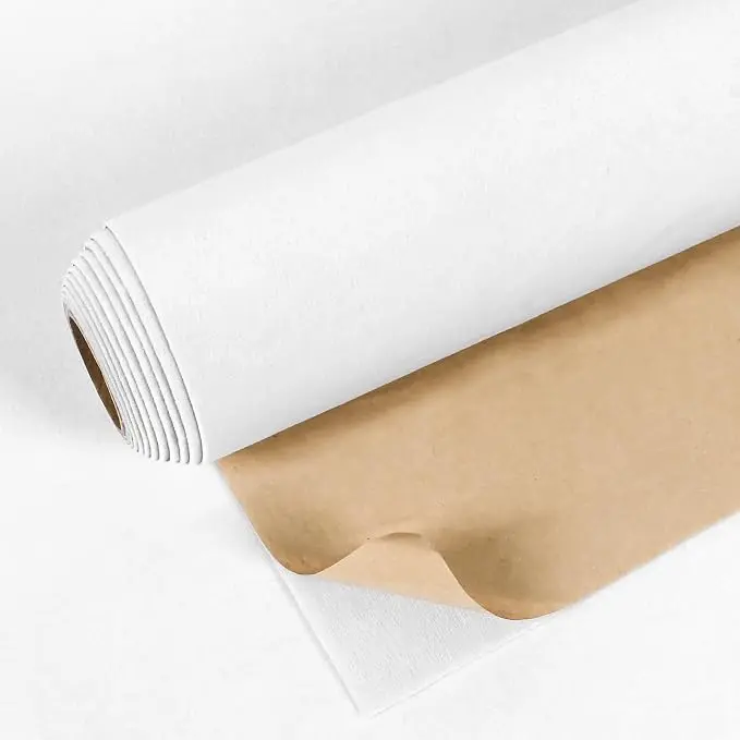 VEELIKE Self Adhesive Velvet Flocking Liner White Felt Drawer Liner