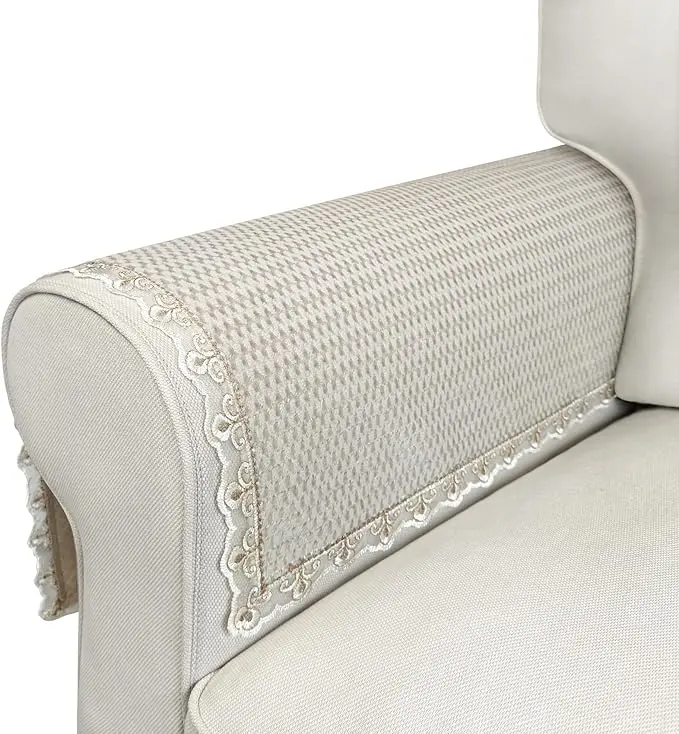 Velvet Couch Arm Covers