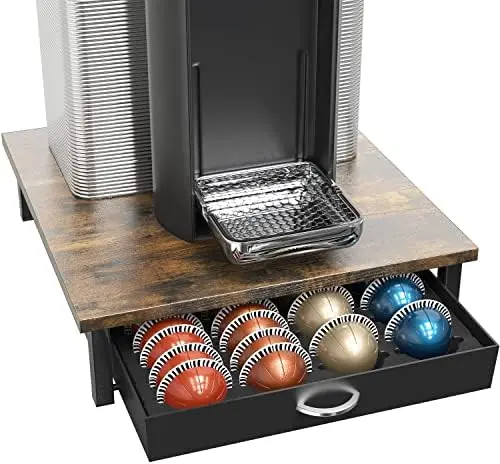 Vertuo Pod Holder Drawer, Fits 24 Large or 48 Small Capsules