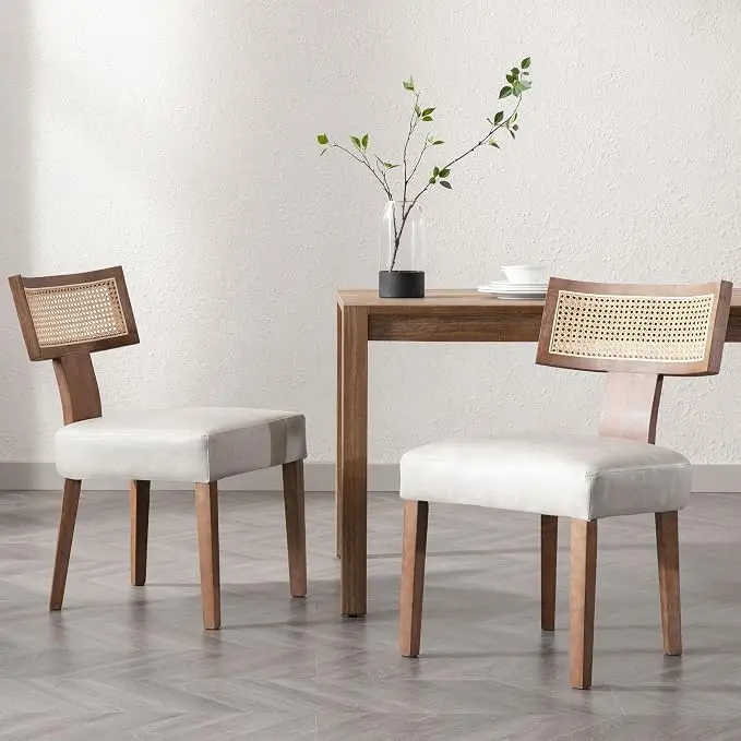 VESCASA Faux PU Leather Upholstered Dining Chairs