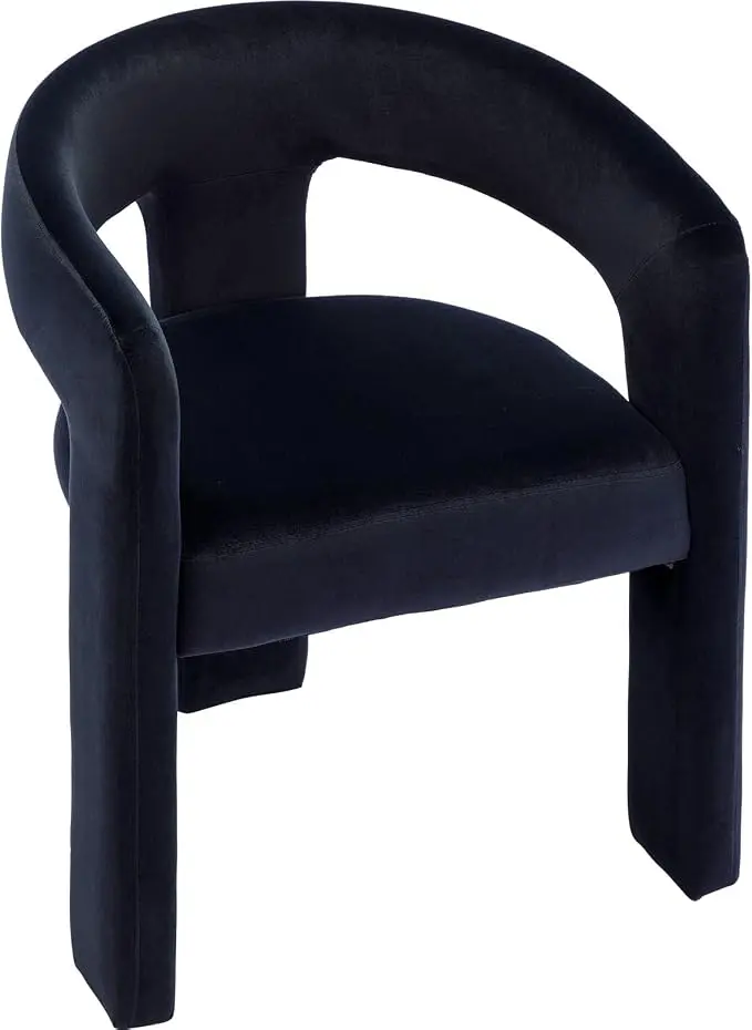 VESCASA Velvet Barrel Dining Chair