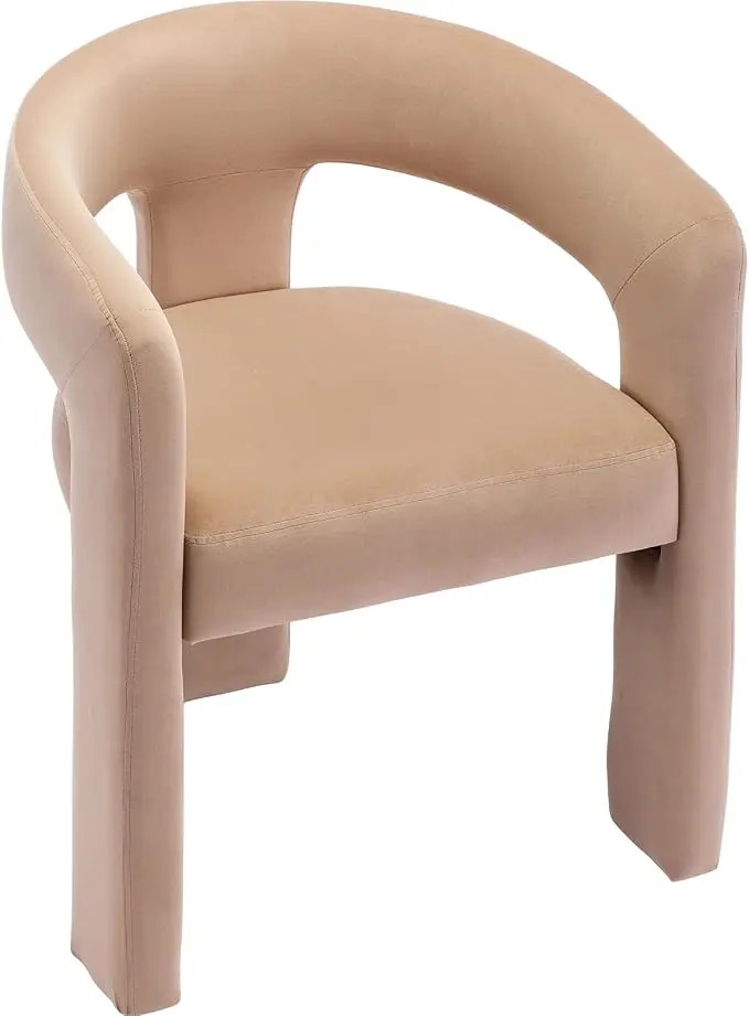 VESCASA Velvet Barrel Dining Chair