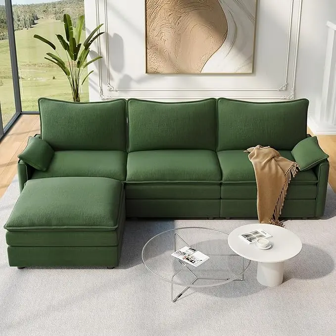 Vesgantti 108" Modular Sectional Sofa, Comfy Cloud Couch
