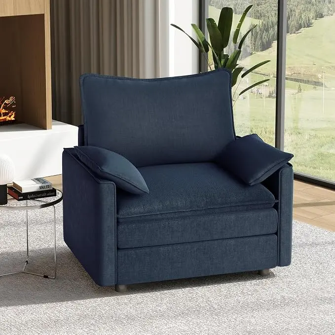 Vesgantti 40" Single Seat Sofa, Comfy Cloud Couch Deep Seat Upholstered Couch