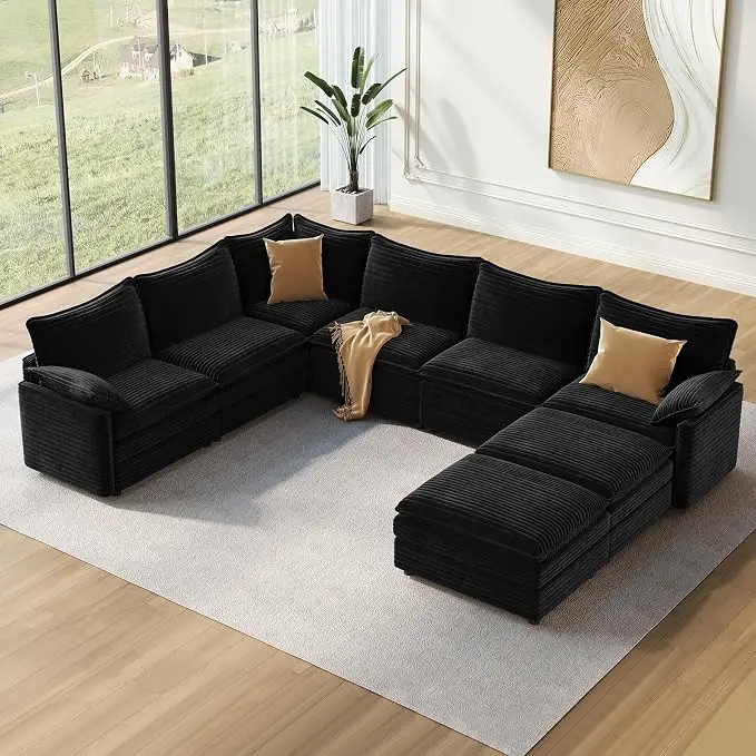 Vesgantti Large Modular Sectional Sofa, Big Comfy Cloud Couch