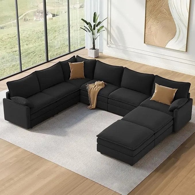 Vesgantti Large Modular Sectional Sofa, Big Comfy Cloud Couch