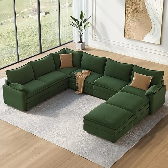 Vesgantti Large Modular Sectional Sofa, Big Comfy Cloud Couch
