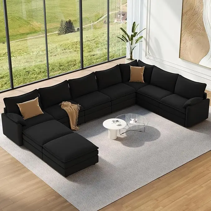 Vesgantti Large Modular Sectional Sofa, Big Comfy Cloud Couch