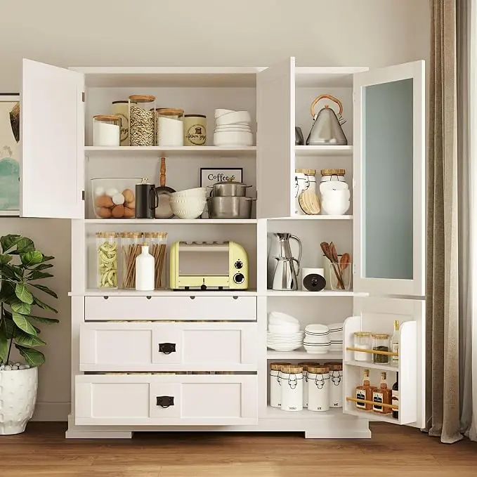 VilroCaz 78'' Tall Freestanding Kitchen Pantry