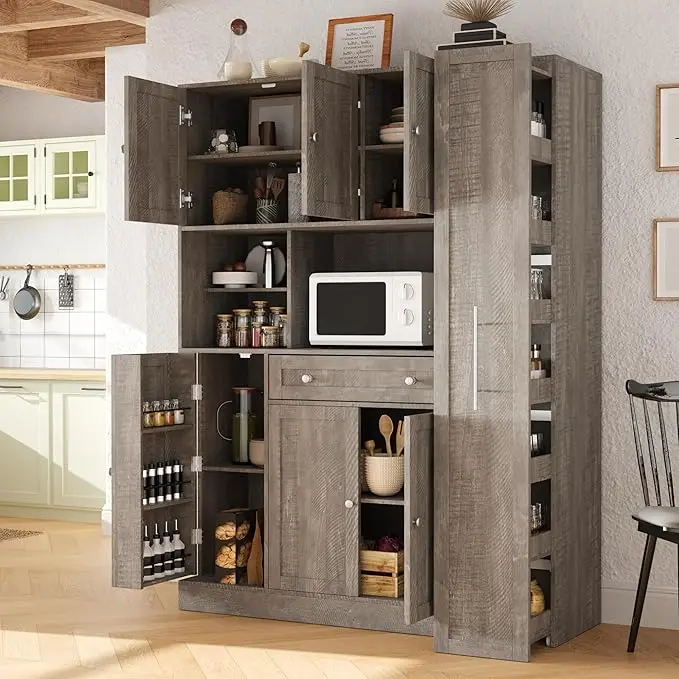 VilroCaz Farmhouse Style Large Kitchen Pantry
