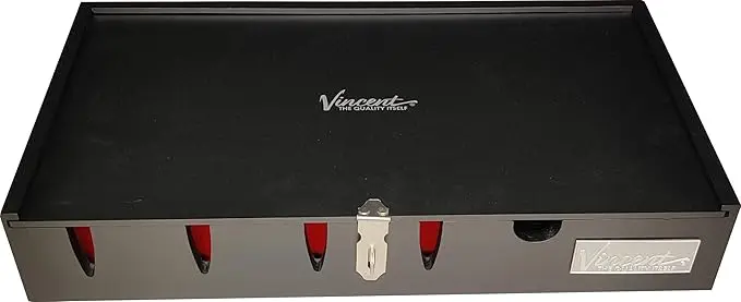 Vincent Countertop Tray Station Organizer 6 (Black)