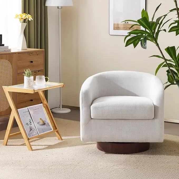 VINGLI 360°Swivel Accent Chair