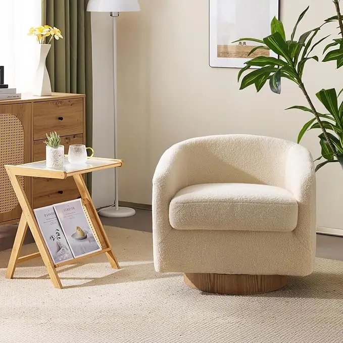 VINGLI 360°Swivel Accent Chair