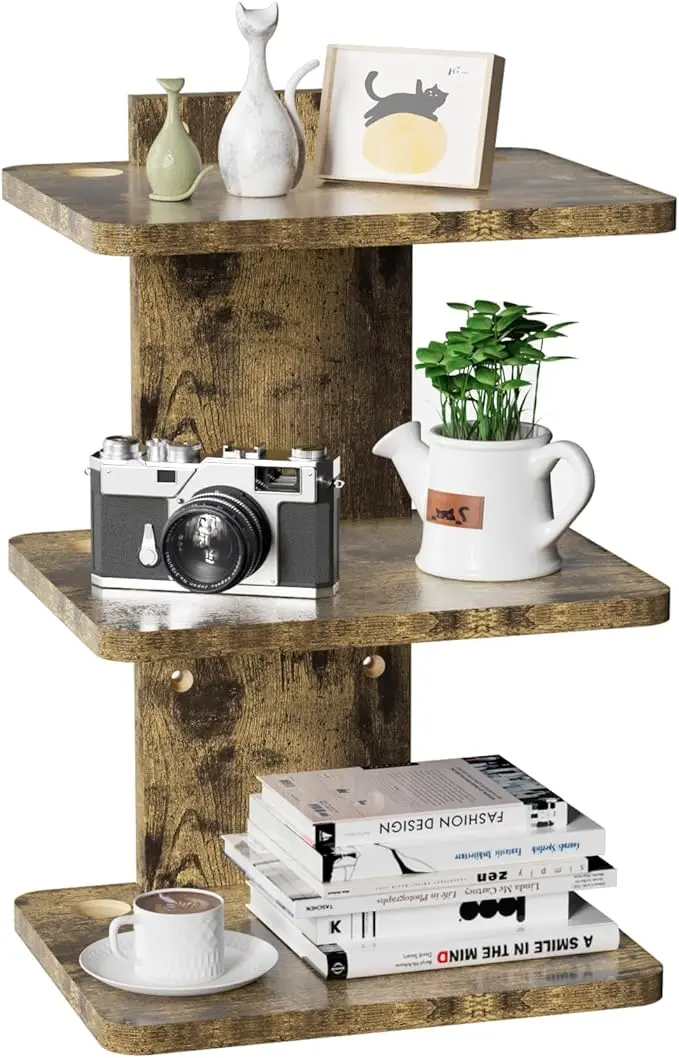 WALI Floating TV Shelf, 3 Tier Projector Shelf