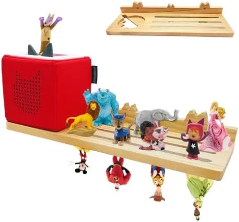 Wood Tonie Shelf for Tonies Storage, Average