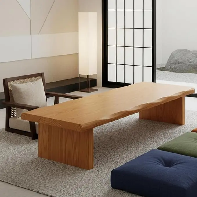 Wooden Japanese Floor Table, Floor Table