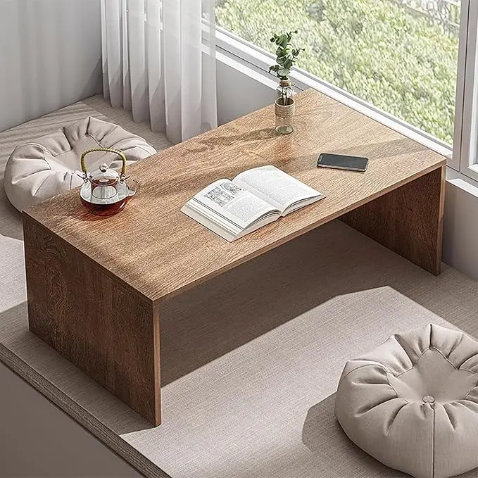 Wooden Japanese Floor Table, Small Coffee Table Tea Table, Low Table