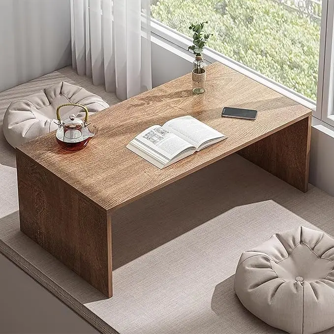 Wooden Japanese Floor Table, Small Coffee Table Tea Table, Low Table