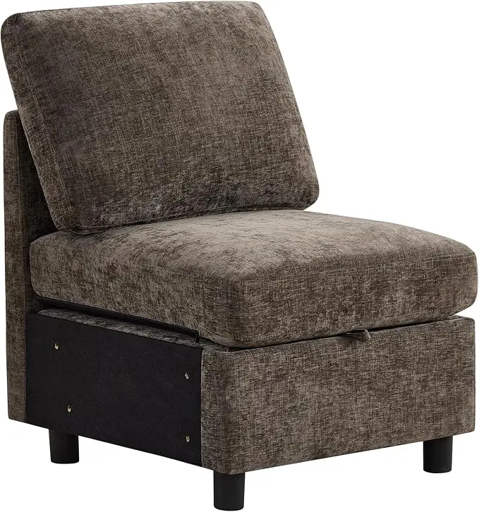 WUTUTUEE Middle Seat Module for Modular Sectional Couch Sofa, Living Room