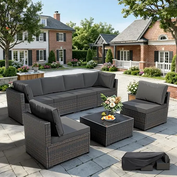 WWR Patio Furniture Set 7 Piece