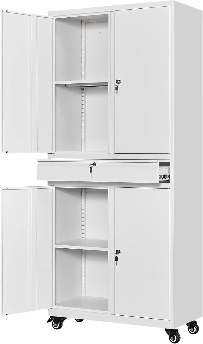 Yizosh Metal Garage Storage Cabinet