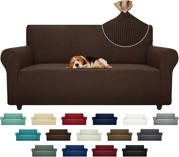 ZNSAYOTX Super Stretch Couch Cover Universal Sofa Covers