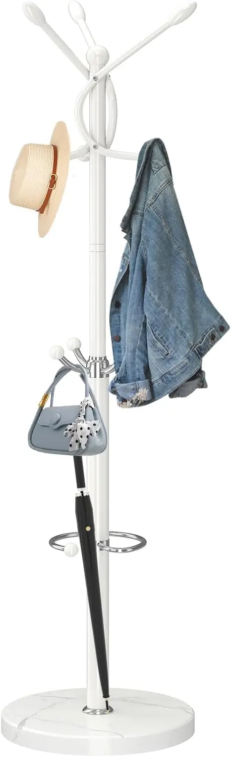 ZOZOE Metal Coat Rack Stand, Modern Coat Rack Freestanding